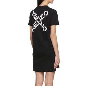 Kenzo black T-shirt dress